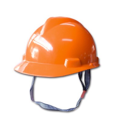 Casco con arnés ajustable naranja