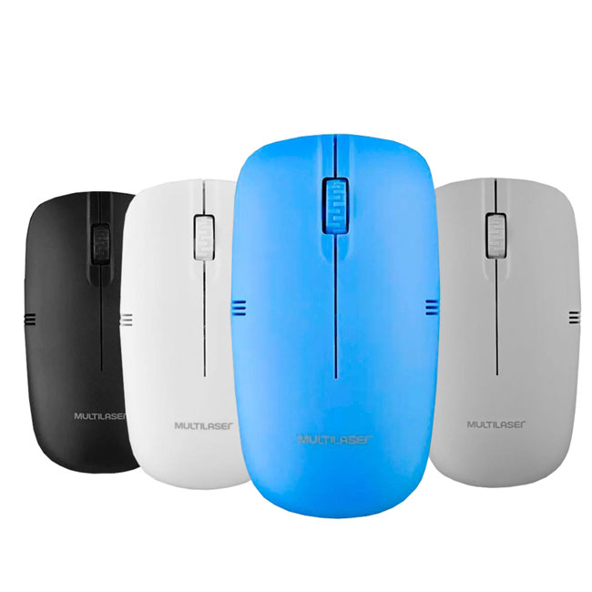 Mouse USB Azul 1200 DPI Multilaser MO288
