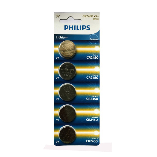 Pila Mini Cell CR2450 Philips x5 