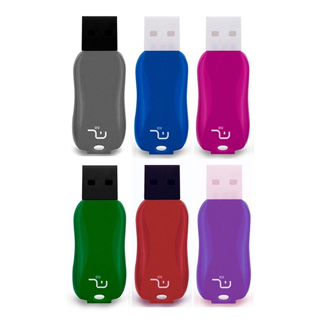 Pendrive Titan 2.0 8GB Multilaser PD720 Colores Surtidos 