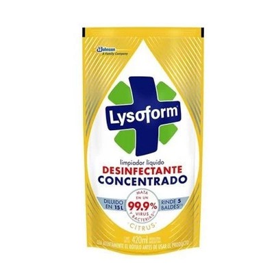 Limpiador liquido concentrado cítrico 420ml Lysoform