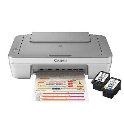 Impresora Multifunción Canon MG2410 + Cartuchos Incluidos 