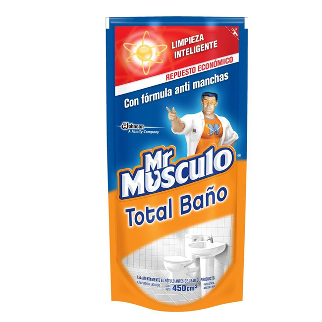 Limpiador Mr Musculo para Baño Repuesto Económico 500cc