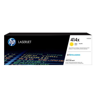 Toner Original HP 414X Amarillo M 454 479