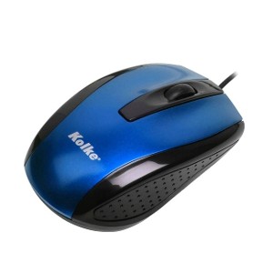 Mouse Óptico Kolke USB KM-112 Azul y Negro

 