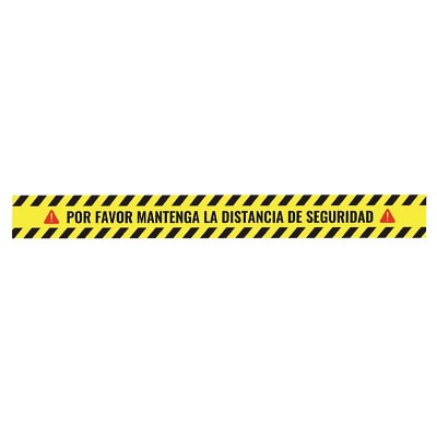 Cinta Adhesiva Demarcatoria de Seguridad 55 x 5cm