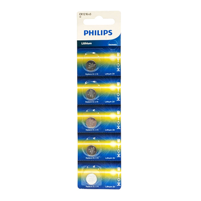 Pila Lithium mini cell CR1216 Philips x5